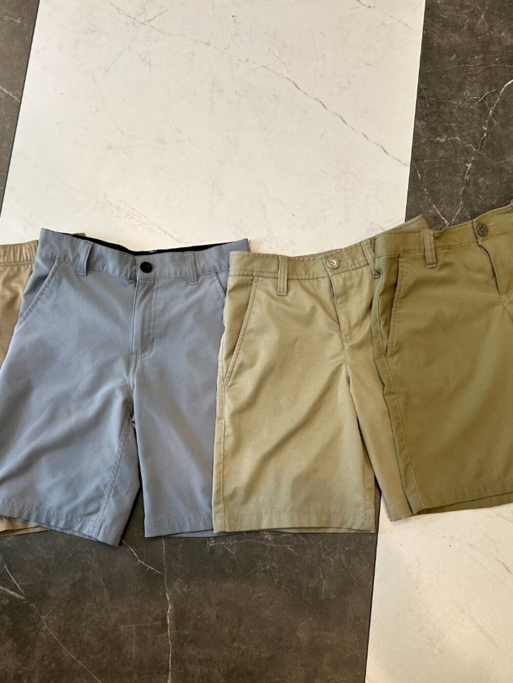 Under Armour Boys Golf Shorts Lot - 4 Pairs- - Sizes 8 & 10